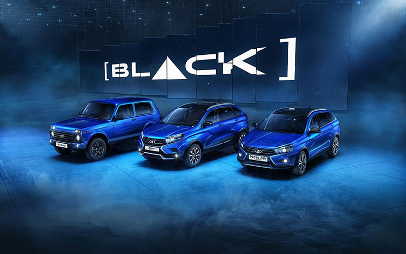 В октябре еще 2 модели получили комплектацию [BLACK]: последними стали XRAY Cross и Lada 4x4